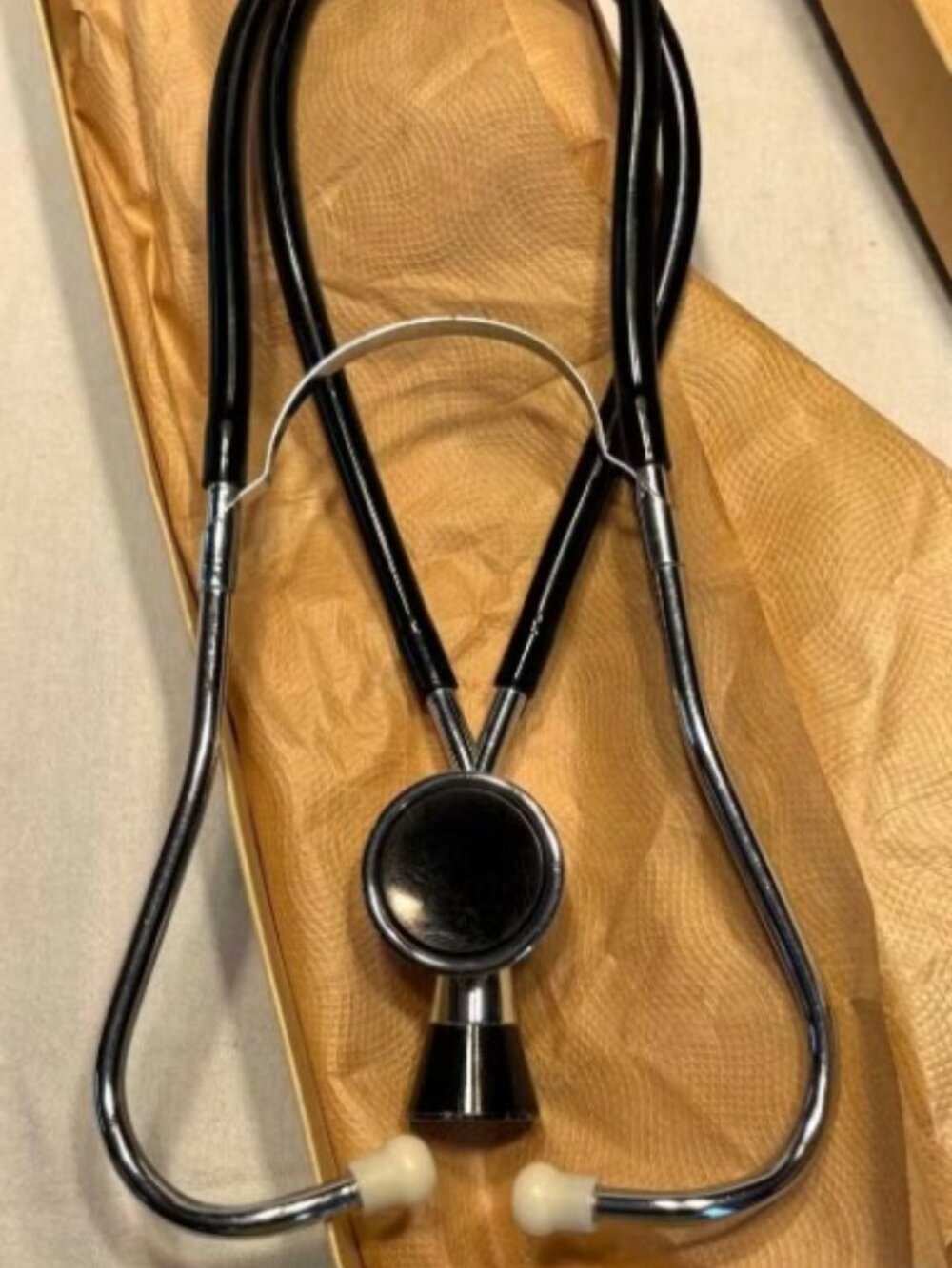 Vintage Propper German Stethoscope with Original Box - Medical Collectible